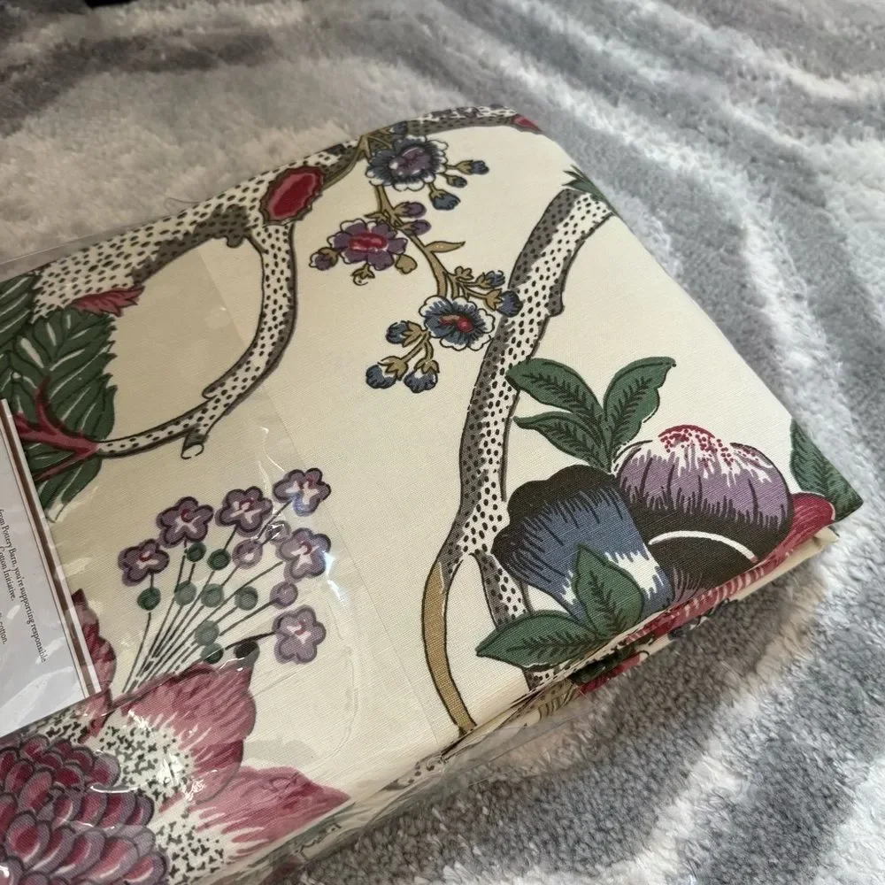 Pottery Barn Resi Palampore Linen/Cotton Curtain Panel 50 x 84